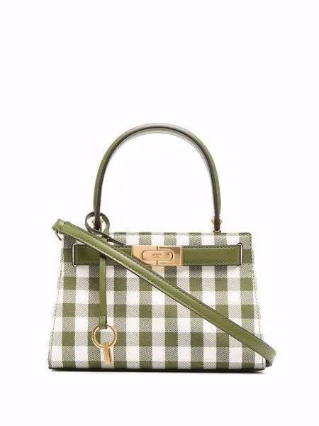 Tory Burch сумка-тоут Lee Radziwill в клетку гингем