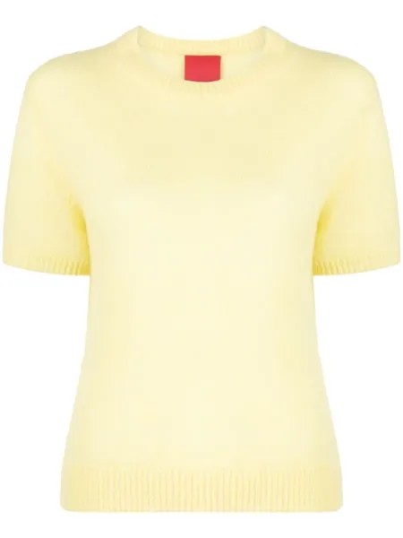 Cashmere In Love топ Sidley тонкой вязки, желтый
