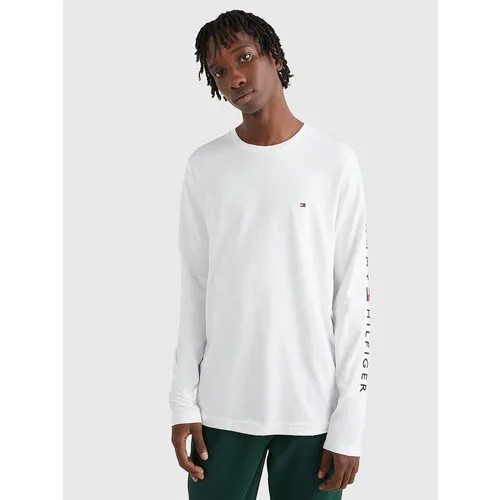 Лонгслив TOMMY HILFIGER, размер XL, белый