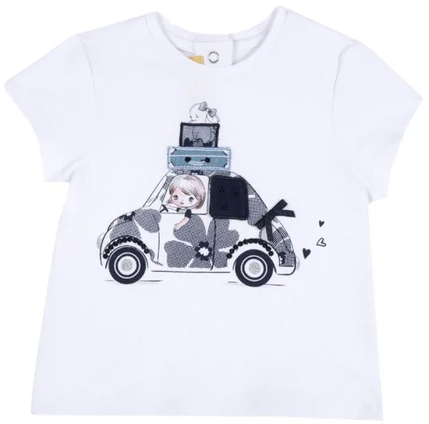 Chicco Футболка для девочки Автомобиль