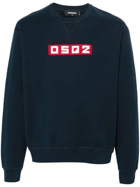 Dsquared2 толстовка с логотипом, синий