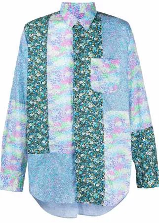 Engineered Garments рубашка в технике пэчворк