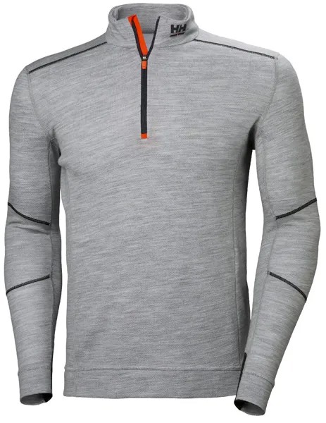 Лонгслив Helly Hansen, серый