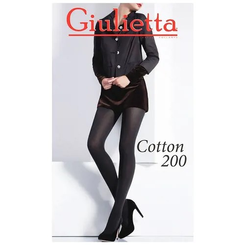 Колготки  Giulietta Cotton, размер 2, черный