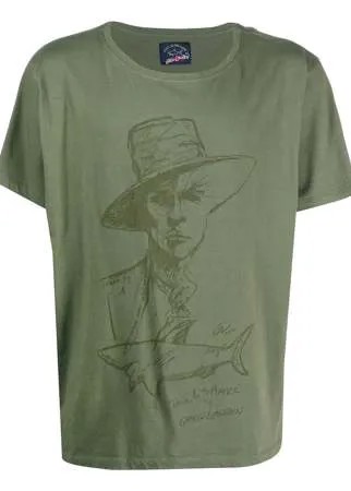 Greg Lauren X Paul & Shark футболка с графичным принтом