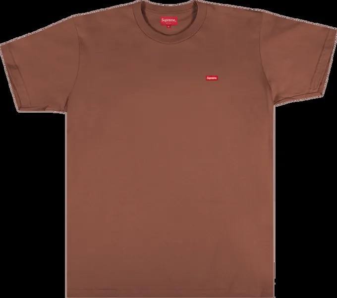 Футболка Supreme Small Box Tee 'Brown', коричневый