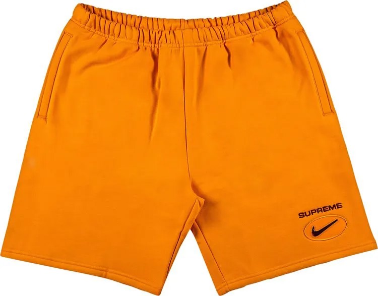 Спортивные шорты Supreme x Nike Jewel Sweatshort 'Orange', оранжевый