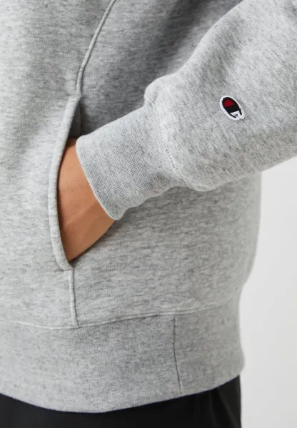 Толстовка ICONS FULL ZIP HOODIE LOGO Champion, серый