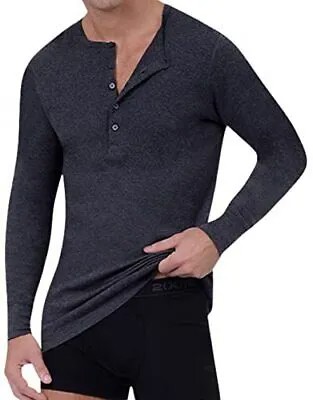 2(X)IST Мужская футболка Essential из хлопка с длинными рукавами, темно-серый, размер X-Large