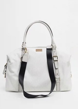 Белая сумка с логотипом River Island-Серый