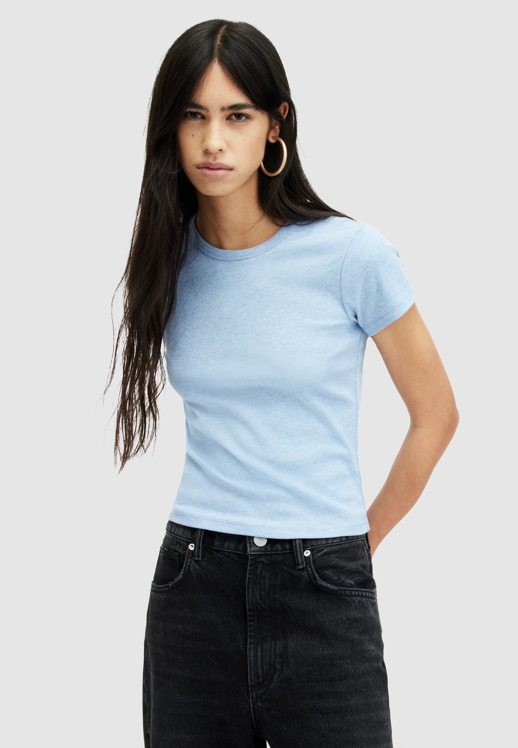 Базовая футболка STEVIE AllSaints, синий