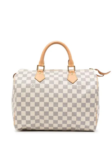 Louis Vuitton сумка-тоут Damier Azur Speedy 30 2008-го года