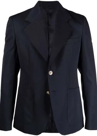 Versace однобортный пиджак с заостренными лацканами