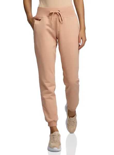 Спортивные брюки женские oodji 16700030-5B бежевые XS
