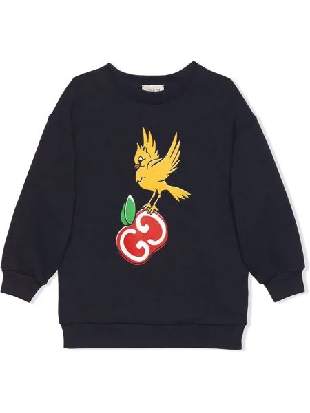 Gucci Kids толстовка с принтом