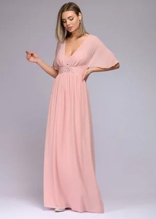 Вечернее платье женское 1001dress 0122001-30115PK розовое 46