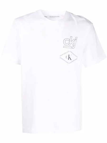 Calvin Klein Jeans футболка с монограммой