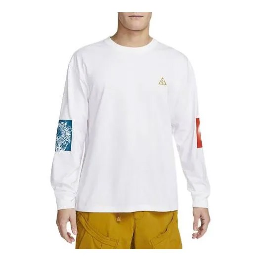 Футболка Nike ACG Long Sleeve T-Shirt 'White', белый