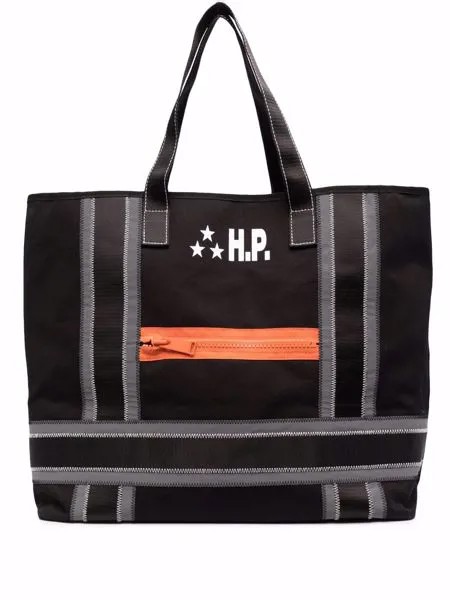 Heron Preston LARGE TOTE BAG BLACK NO COLOR