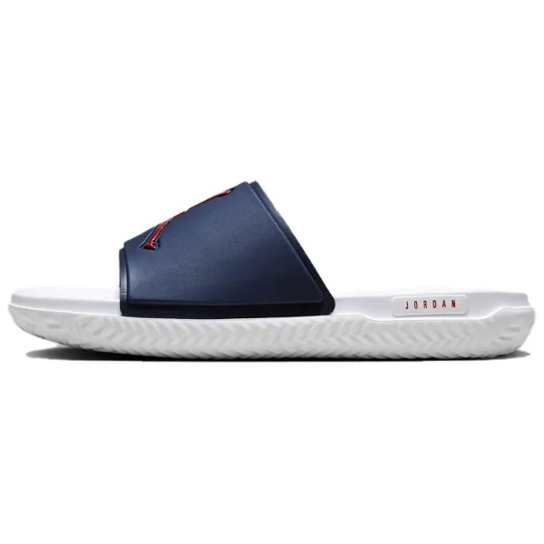 Шлепанцы Jumpman Slide мужские темно-синие/белые/красные для фитнеса Jordan