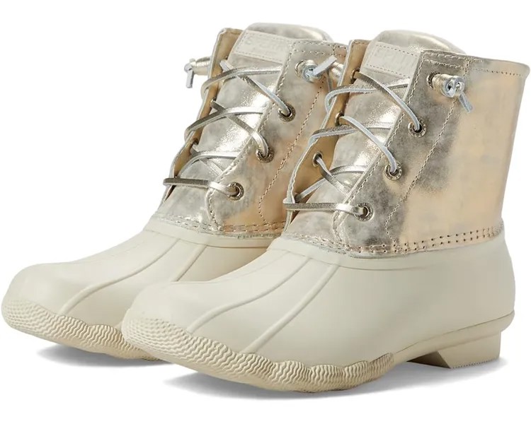 Ботинки Sperry Saltwater Shimmer Leather, слоновая кость
