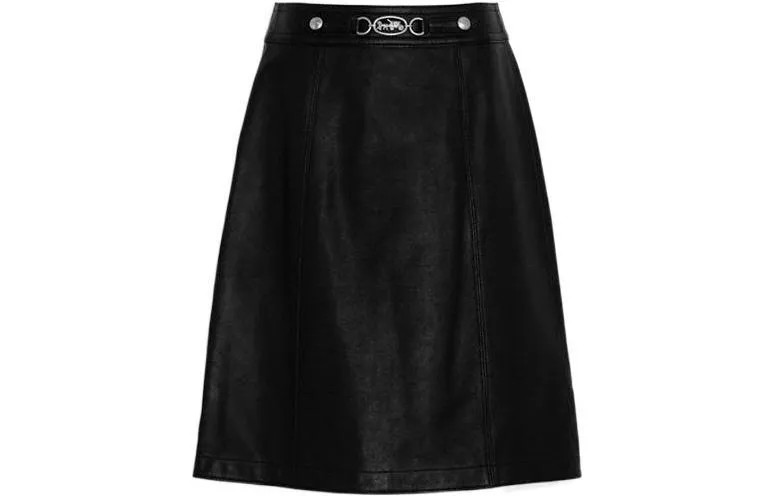 COACH Женская повседневная юбка, цвет Black