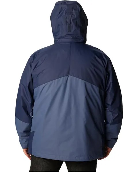 Куртка Columbia Big & Tall Bugaboo II Fleece Interchange Jacket, цвет Dark Mountain/Collegiate Navy