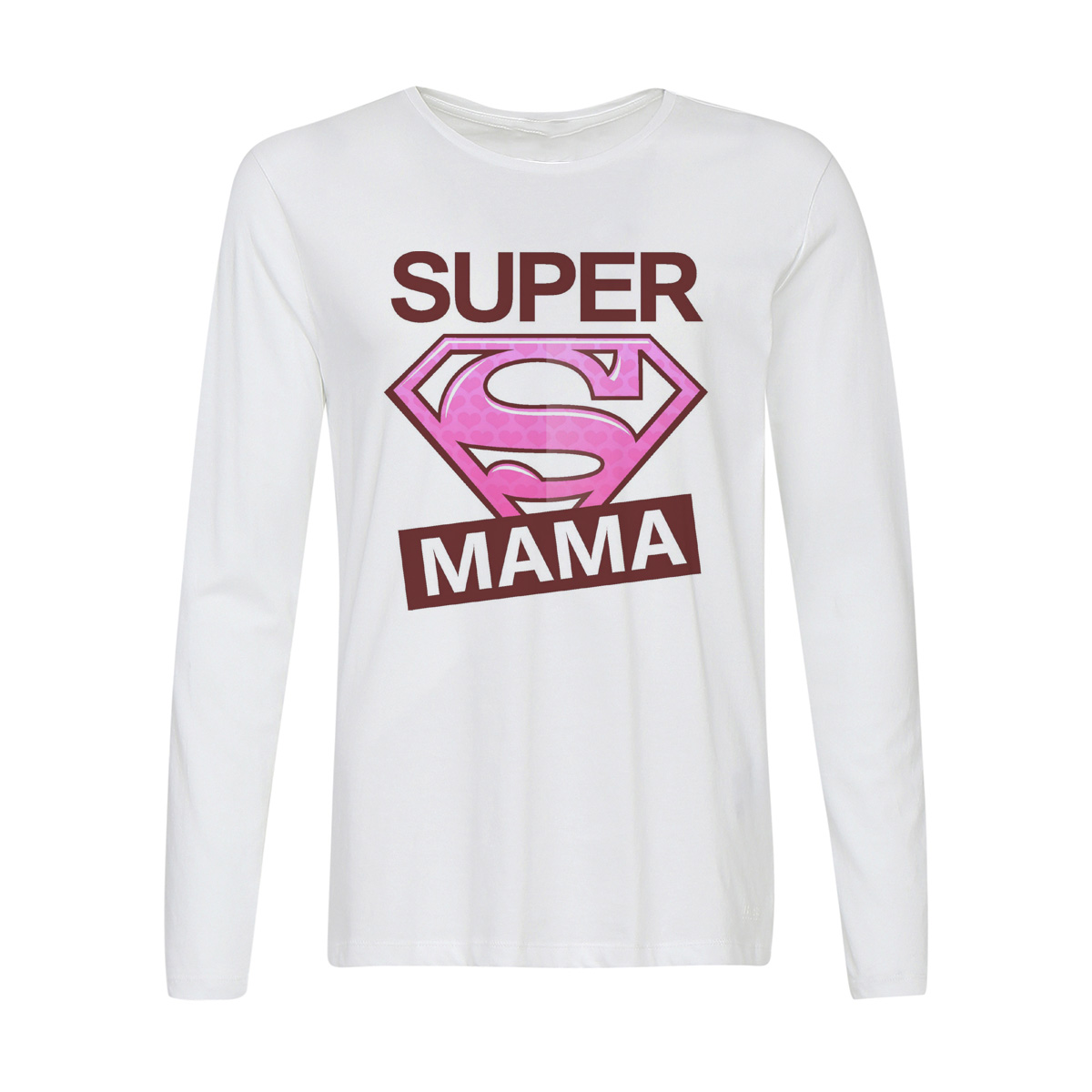 Лонгслив CoolPodarok Супер мама (Super)