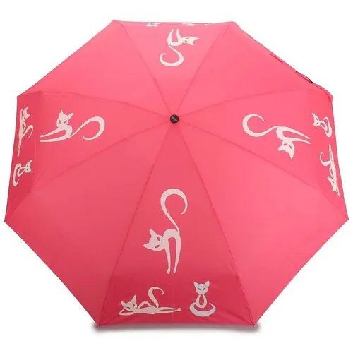 Зонт Dolphin, механика, для женщин, розовый