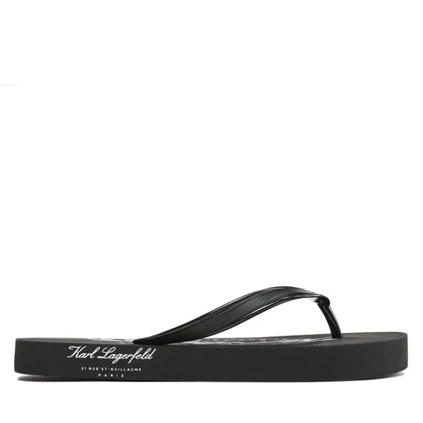 Сандалии KARL LAGERFELD KL71007 Black Rubber, черный