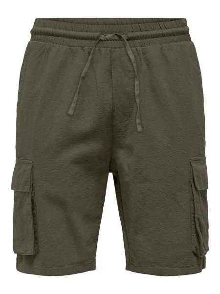 Брюки карго Only & Sons SINUS, оливковый