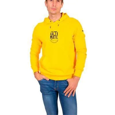 Puma Pl Graphic Pullover Hoodie Mens Yellow Повседневная спортивная верхняя одежда 53483302