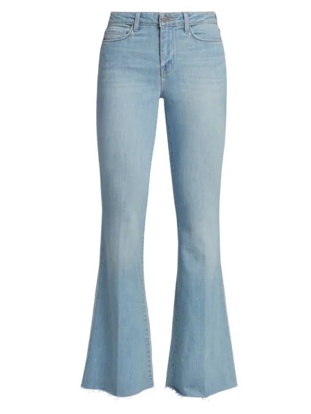 Расклешенные джинсы Sera с высокой посадкой L'AGENCE, синий