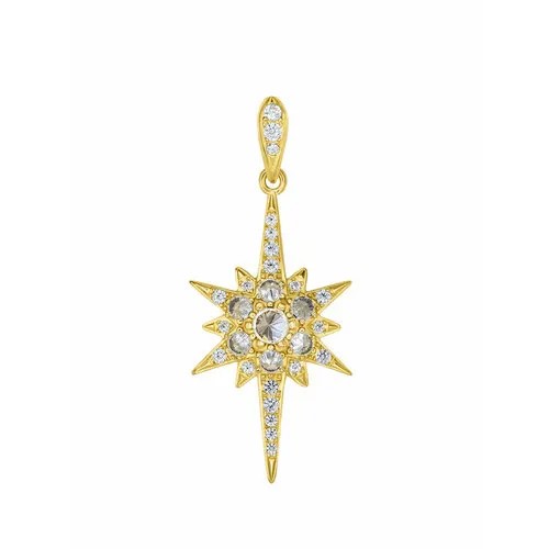 Подвеска VALTERA, серебро, 925 проба, фианит