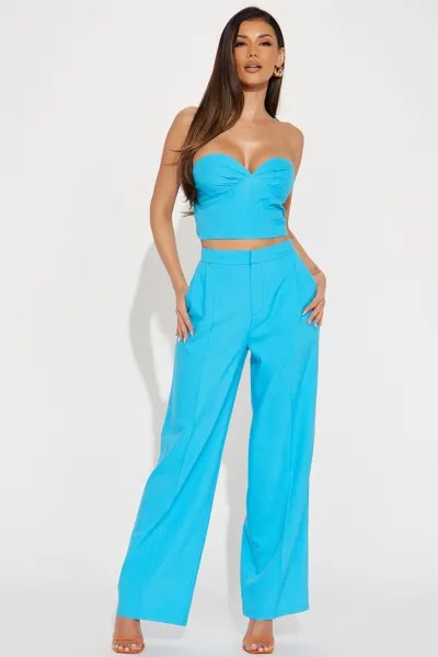 Брюки Fashion Nova 81206SK, аква