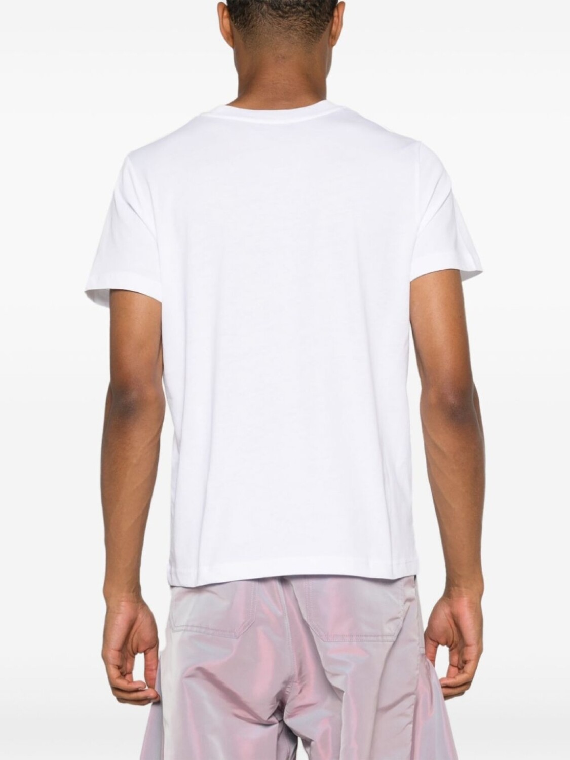 A.P.C. футболка с фактурным логотипом, белый