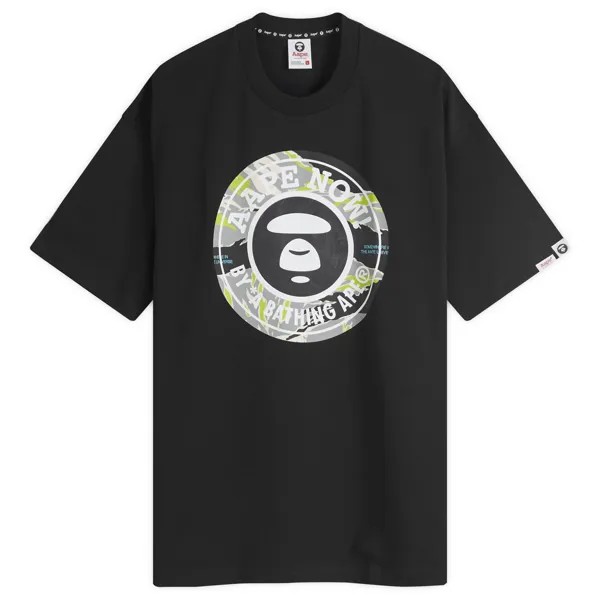 Футболка Aape Tiger Camo Starbuck T-Shirt, черный
