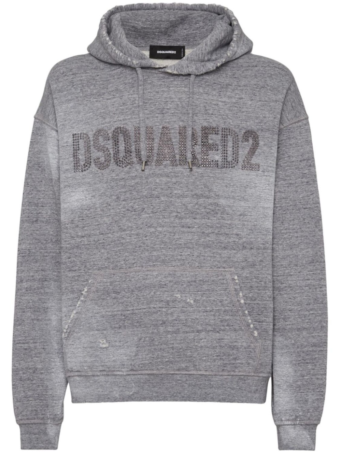 DSQUARED2 худи с логотипом, серый