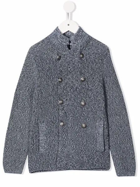 Brunello Cucinelli Kids двубортный кардиган