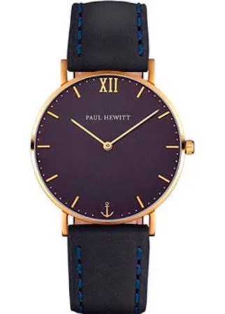 Fashion наручные  мужские часы Paul Hewitt PH-SA-G-Sm-B-11M. Коллекция Sailor Line