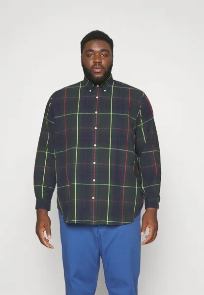 Рубашка LONG SLEEVE Polo Ralph Lauren Big & Tall, зеленый/темно-синий