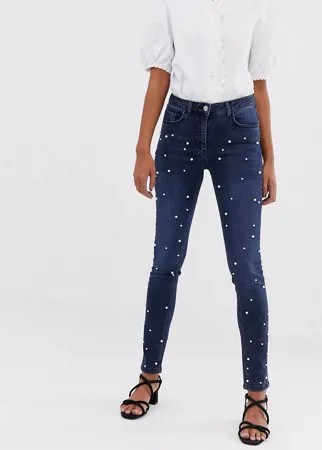 Декорированные джинсы Soaked In Luxury-Синий