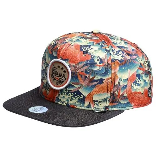 Бейсболка с прямым козырьком DJINNS 6P SB Koi Linen, размер ONE