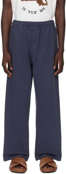 Темно-синие спортивные штаны с тремя карманами Bode