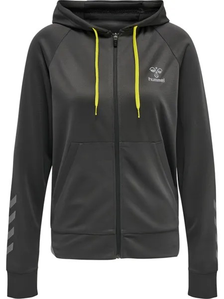 Толстовка Hummel Hoodie Hmlgg12 Action Zip Hoodie Woman, цвет FORGED IRON