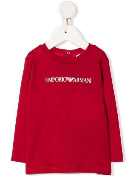 Emporio Armani Kids футболка с логотипом