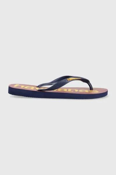 Шлепанцы TOP LOGOMANIA Havaianas, темно-синий