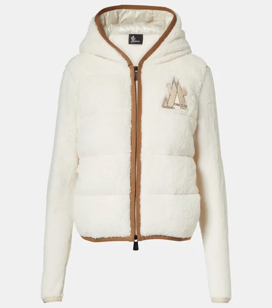 Куртка с логотипом Moncler Grenoble, белый