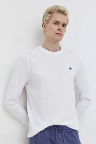 Лонгслив из хлопка North Sails, белый
