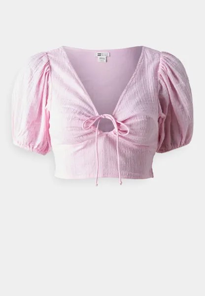 Футболка с принтом Tropic Heart Billabong, розовый